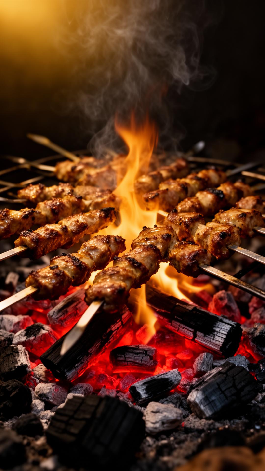 Grillades marocaines au charbon